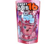 Sweet16 Pomegranate Ade Zero Sugar Korean Pouch Drink 200ml