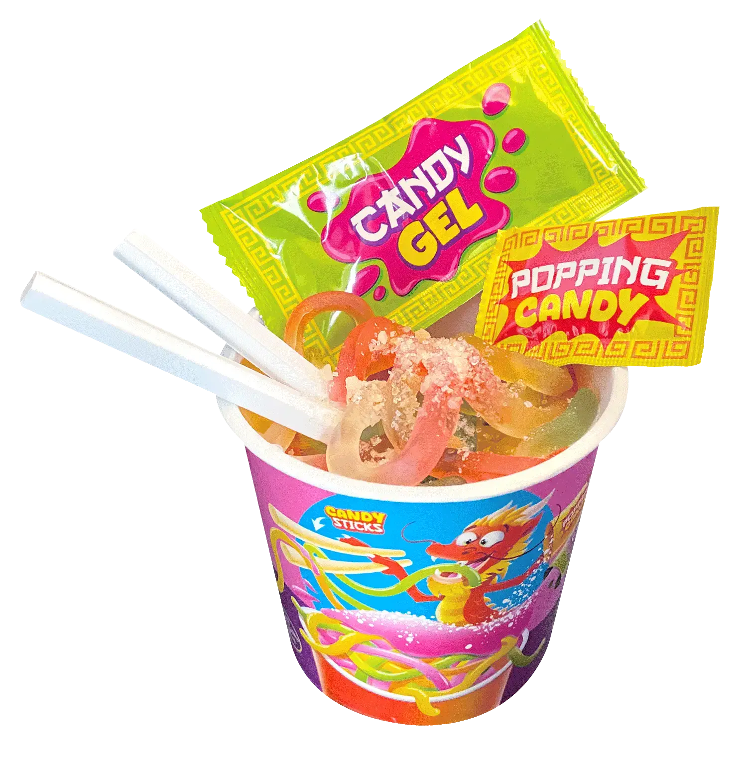 Sweet Flash Gummy Noodle Cup 65g