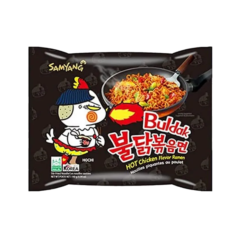 Samyang Buldak Hot Chicken Ramen Spicy Noodles 140g (Sort)