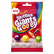 Skittles Vegan Chewy Giants Gooey Fruit Treat Bag 109g