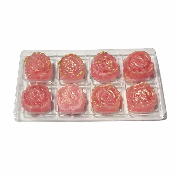 Japanese Crystal Candy Strawberry Rose Treat Box