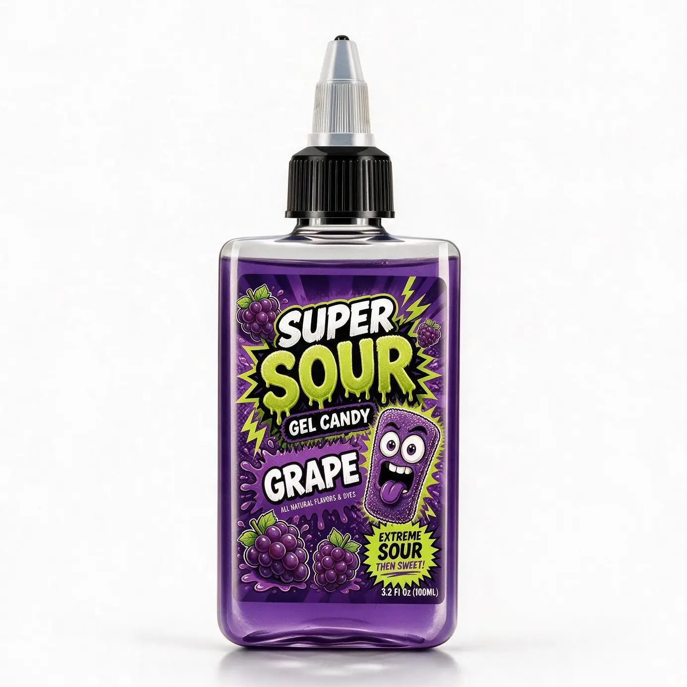 Super Sour Grape Gel Candy 100ml