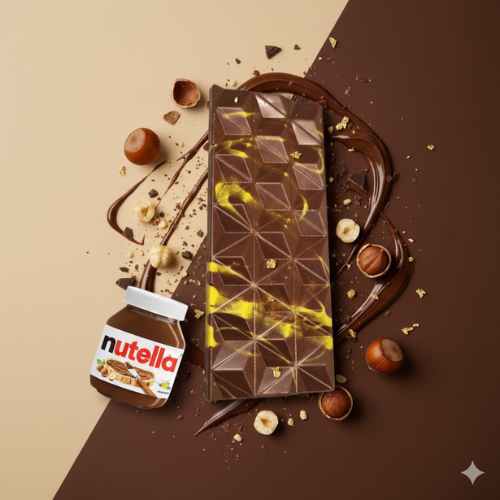 Sweet Gate Håndlaget Dubai Sjokolade Med Nutella 80 g