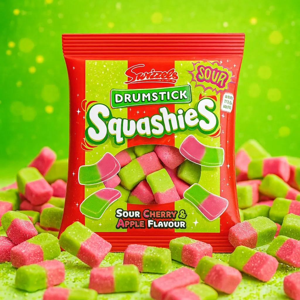Swizzels Drumstick Squashies Sour Cherry & Apple 120g