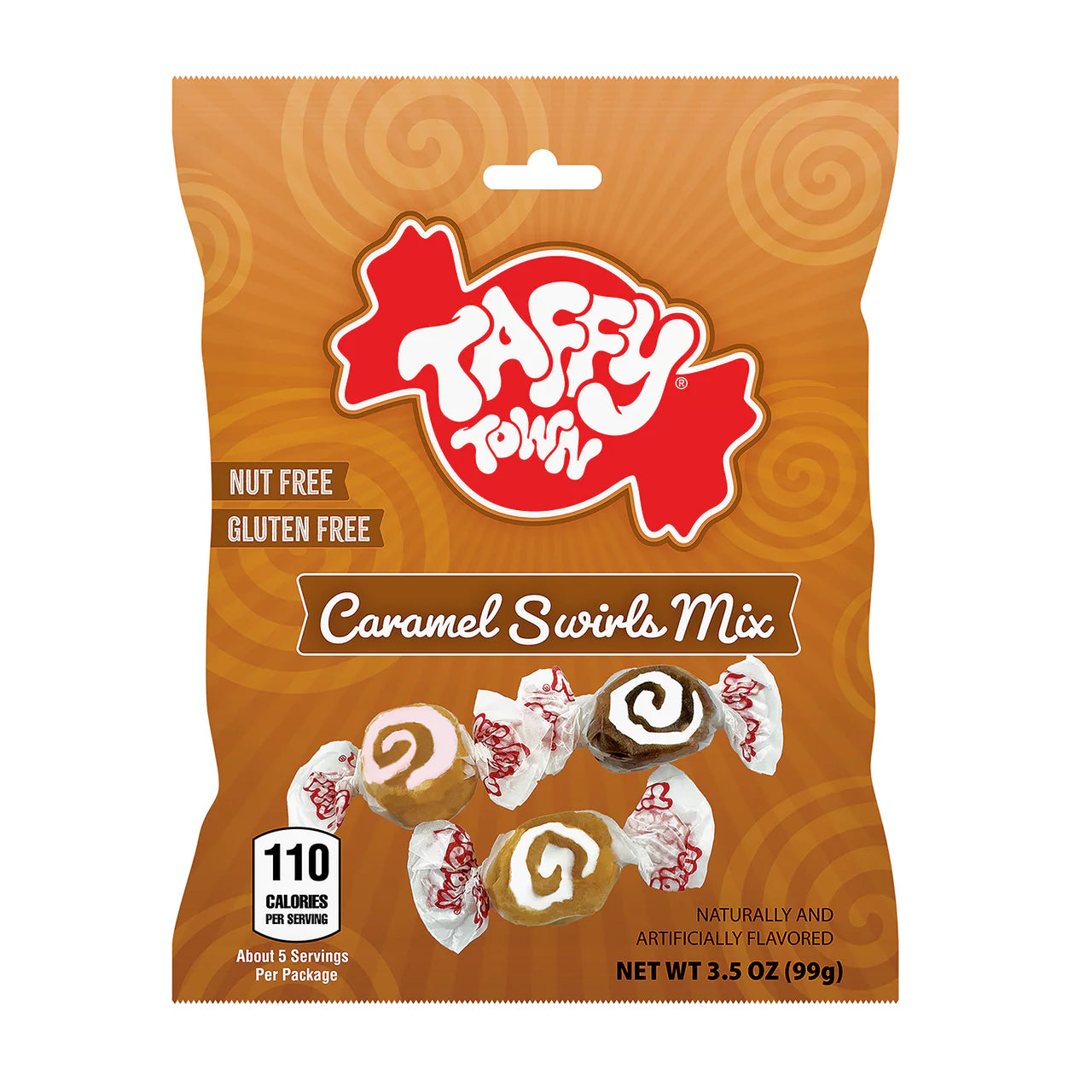 Taffy Town Caramel Swirls 99 g