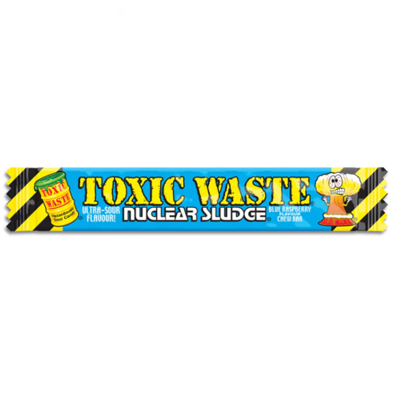 Toxic Waste Blue Raspberry Nuclear Sludge Chew Bar 20g