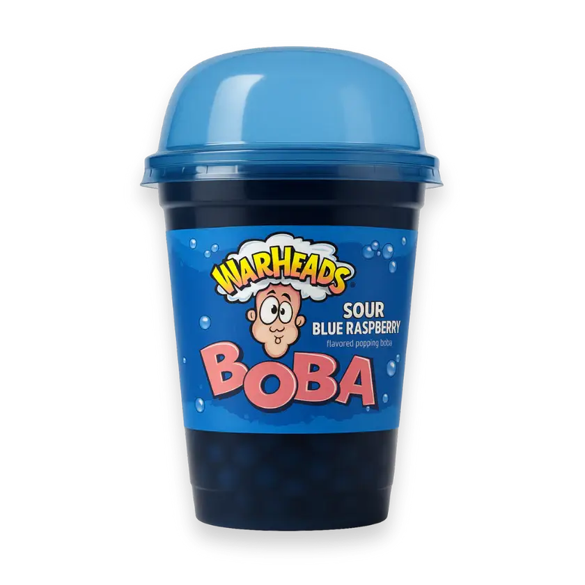 Warheads Boba Sour Blue Raspberry 400 ml
