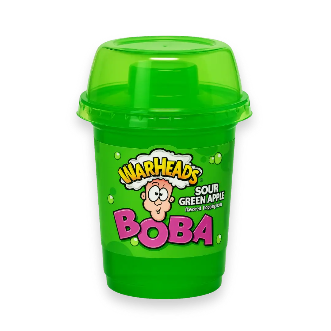 Warheads Boba Sour Green Apple 400 ml