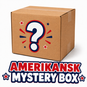 Amerikansk Mystery Box- til en verdi over 640 kr