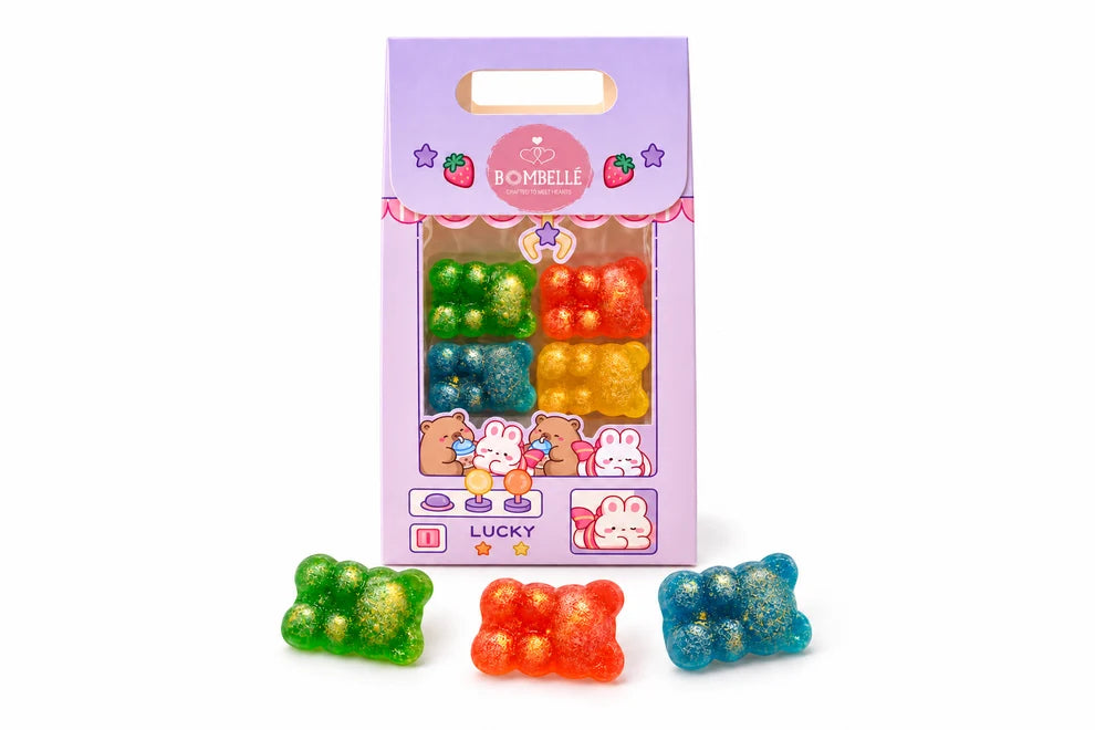 Crystal Candy Glitter Bears 4stk