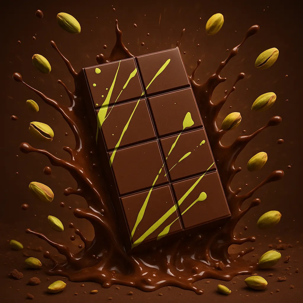 Sweetgate håndlaget Dubai Sjokolade Pistasj 210g