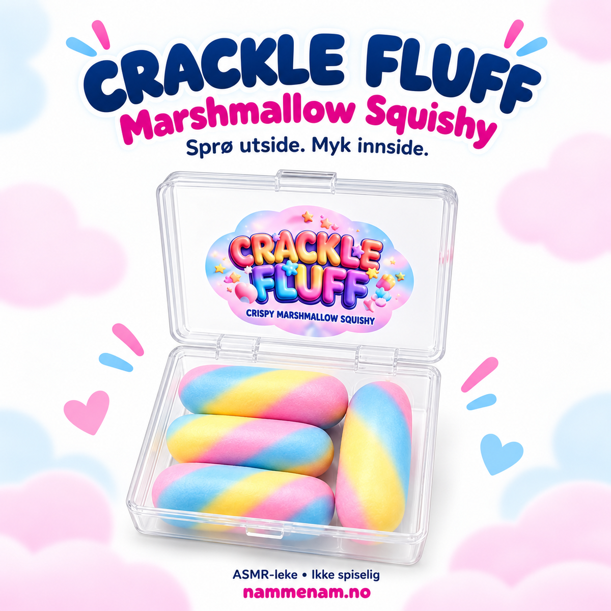Crackle Fluff Marshmallow Squishy