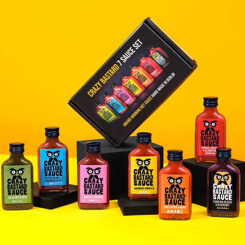 Crazy Bastard 7 Sauce Set