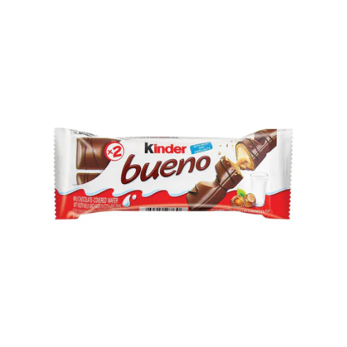 Kinder Bueno Milk And Hazelnuts Chocolate Bar 43g