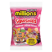 Millions Squishies Japanese Sour Flavour Bag 100g