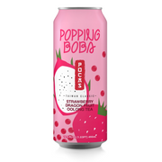 POCAS Popping Boba Strawberry Dragon Fruit Oolong Tea 490ml