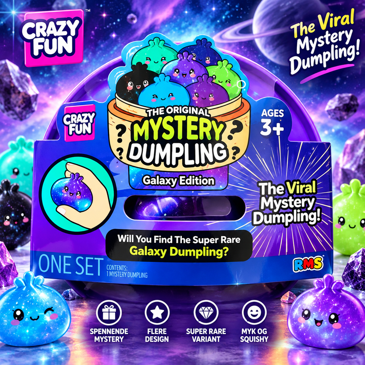 Mystery Dumpling Galaxy Edition – Viral Squishy Mystery