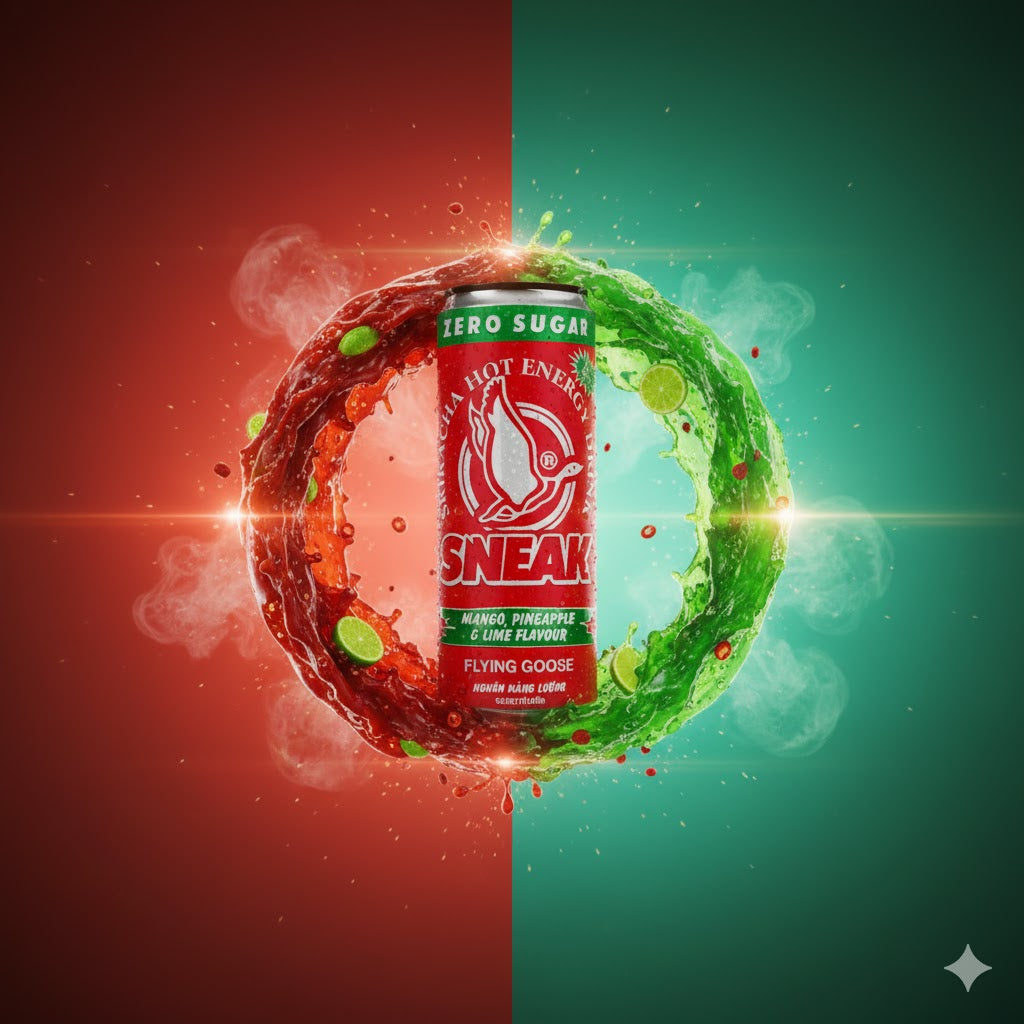 sneak-energy-flying-goose-sriracha-mango-pineapple-lime-330ml-tropisk-energidrikk