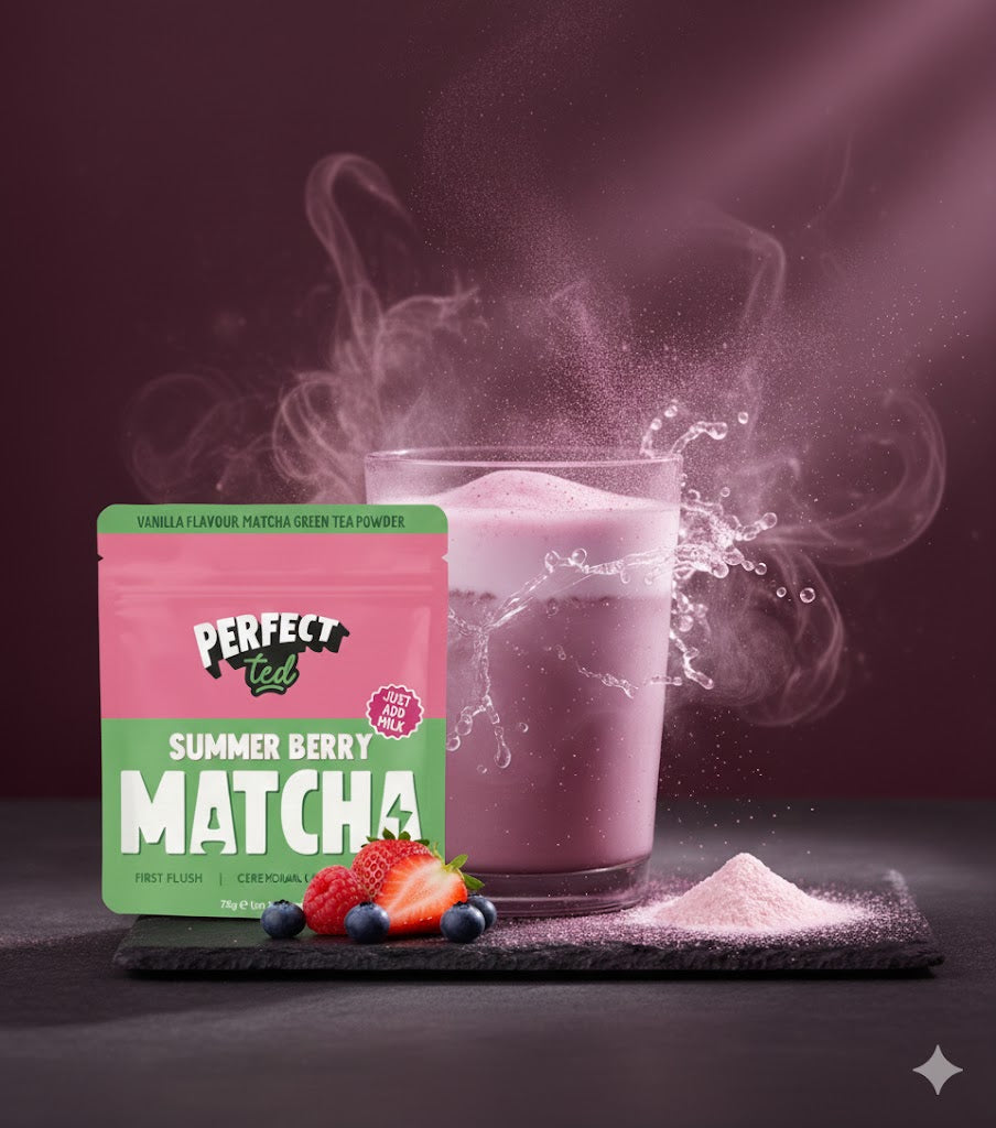 PerfectTed Strawberry (Summer Berry) Matcha Pouch 75 g